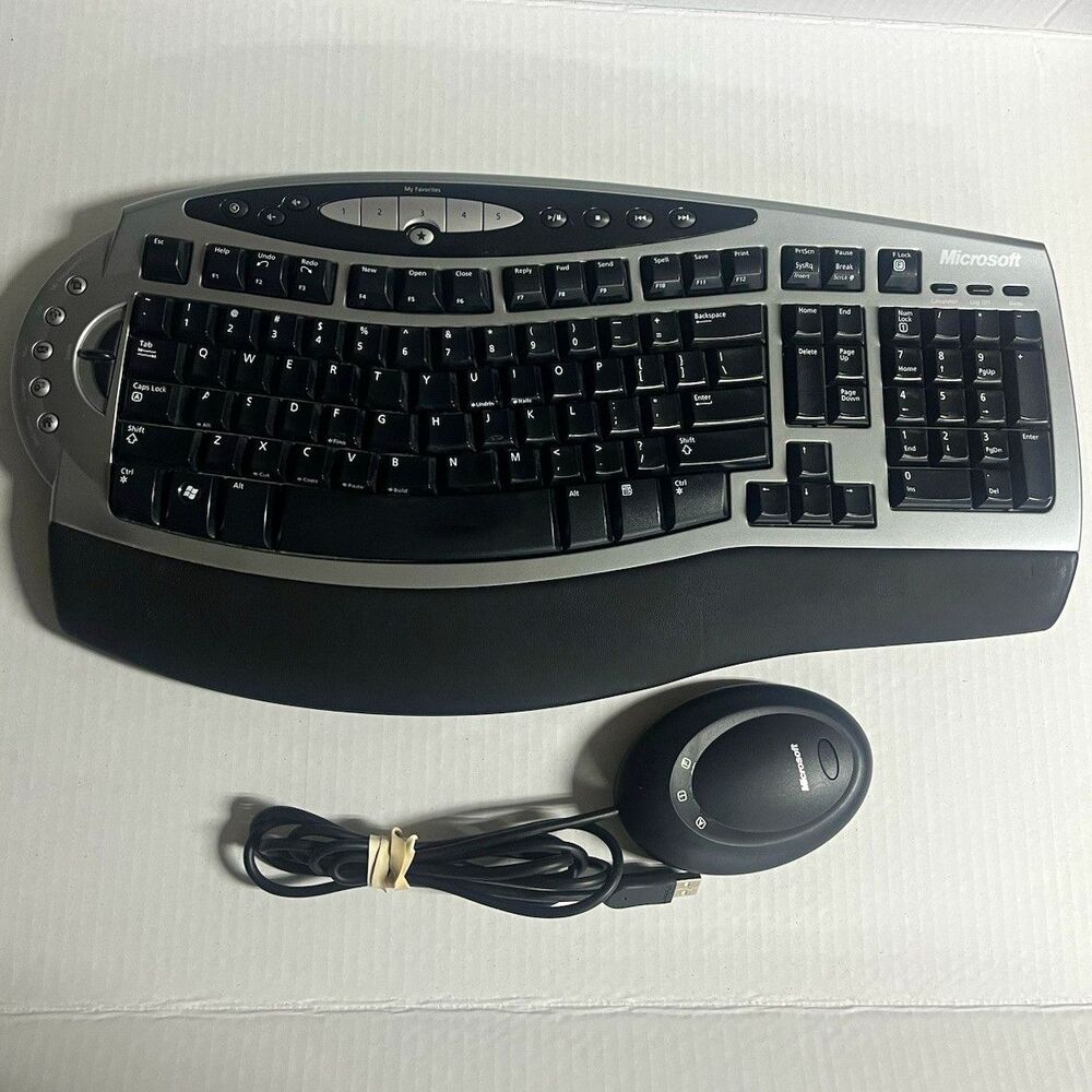 Microsoft Wireless Comfort Keyboard 4000 (1045) w/ USB Receiver, English